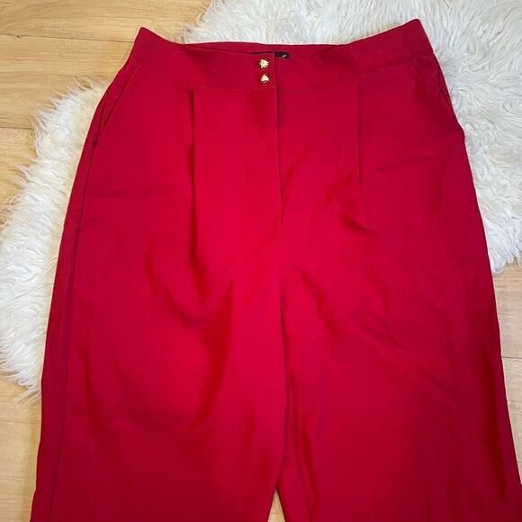 Red styles high waisted wide leg pants 2X - Picture 8 of 8